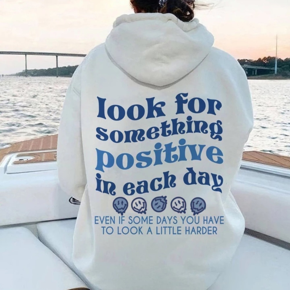 Earth Child🌻🌈 | COMING SOON! 
“LOOK FOR POSITIVE EACH DAY”🙃Oversized Hoodie
